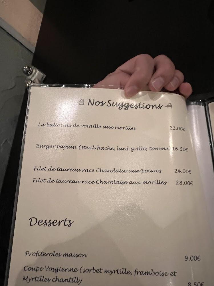 Restaurant l Esprit gourmand - Menu Image 3